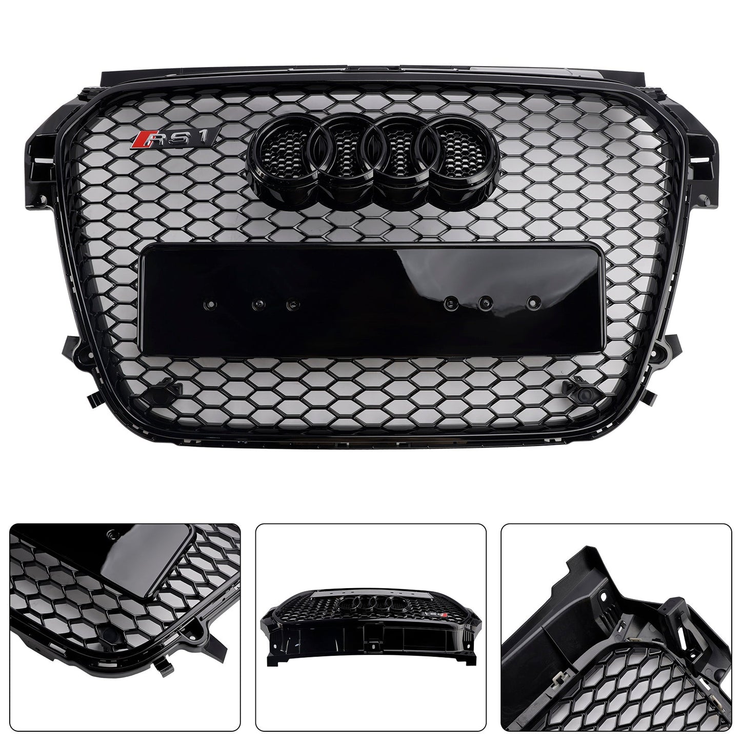 Audi A1 / A1 S-Line 2010-2015 Front Grille Honeycomb / Slat Style Air Intake Radiator Grill