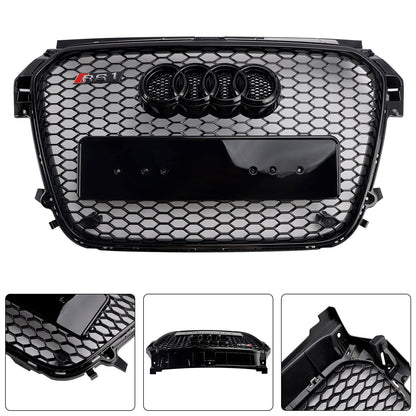 Audi A1 / A1 S-Line 2010-2015 Front Grille Honeycomb / Slat Style Air Intake Radiator Grill