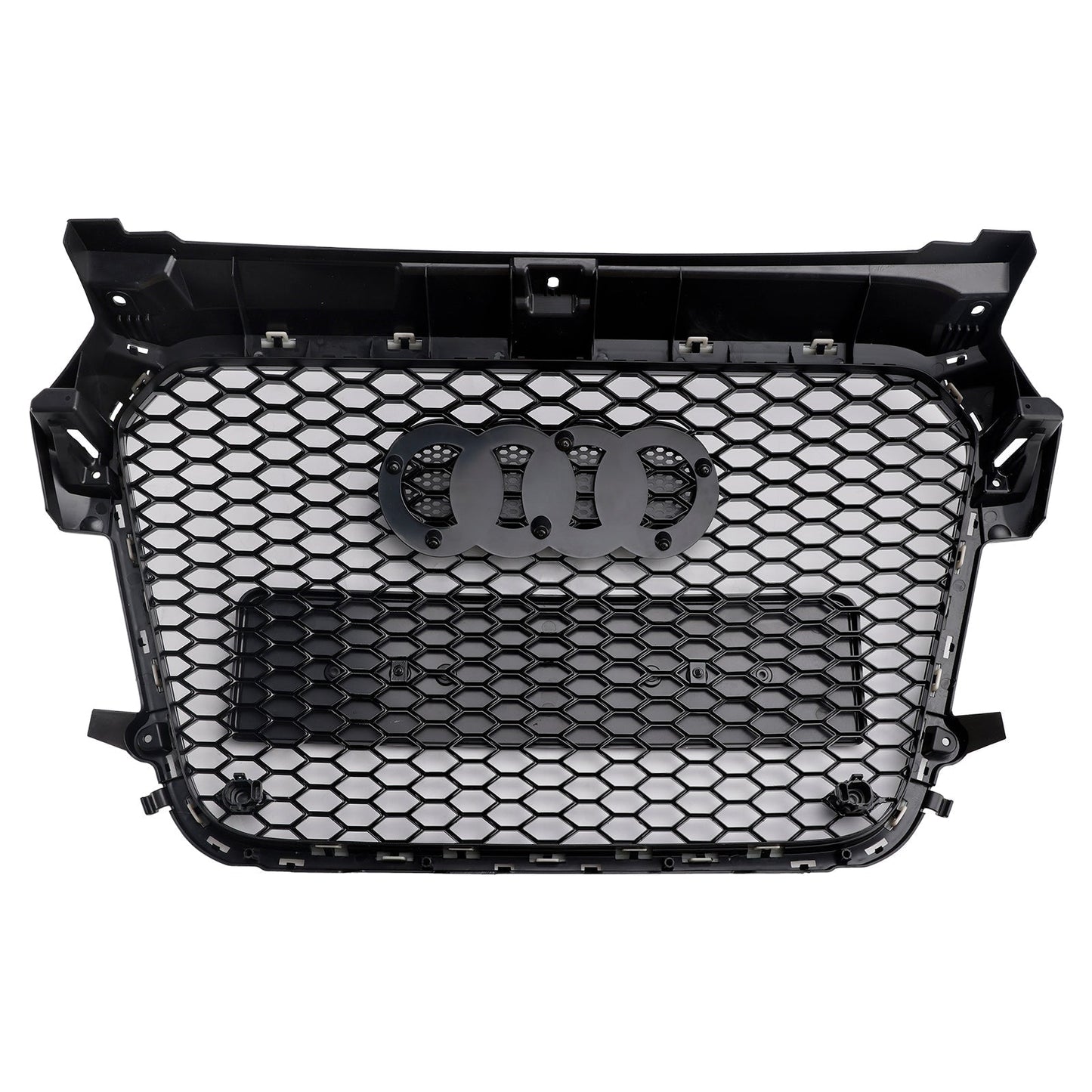 2010-2015 Audi A1 /A1 Sline RS Style Grille Gloss Black Front Bumper Honeycomb Mesh Sport Grill