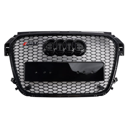 Audi A1 / A1 Sline 2010 2012 2013 2014 2015 RS Honeycomb Grille Front Grille Air Intake Radiator Black Hex Mesh Grill