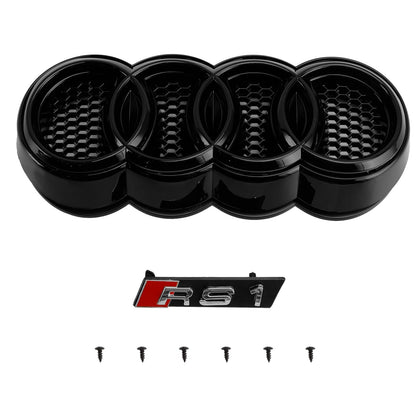 Audi A1 / A1 Sline 2010 2012 2013 2014 2015 RS Honeycomb Grille Front Grille Air Intake Radiator Black Hex Mesh Grill
