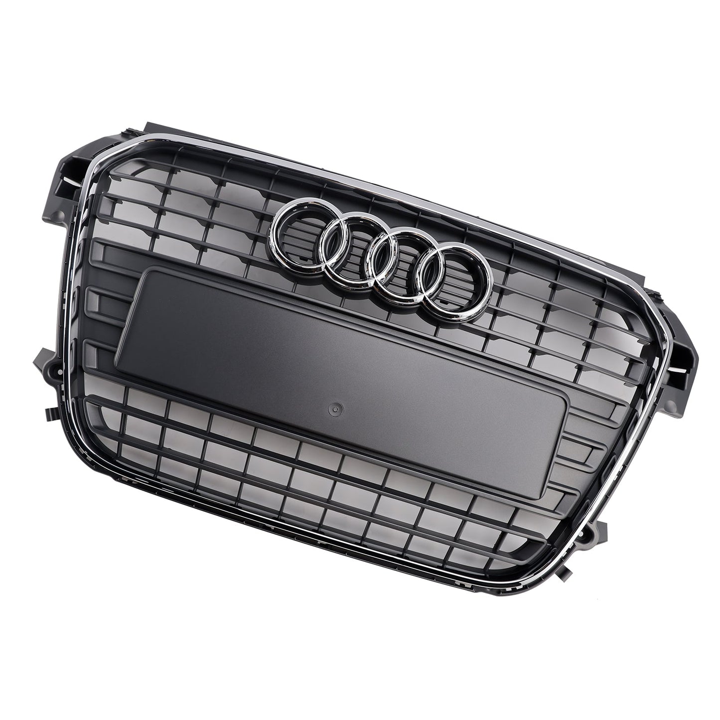 Audi A1 / A1 S-Line 2010-2015 Grille Front Bumper Replacement Chrome Mesh Slat Grill