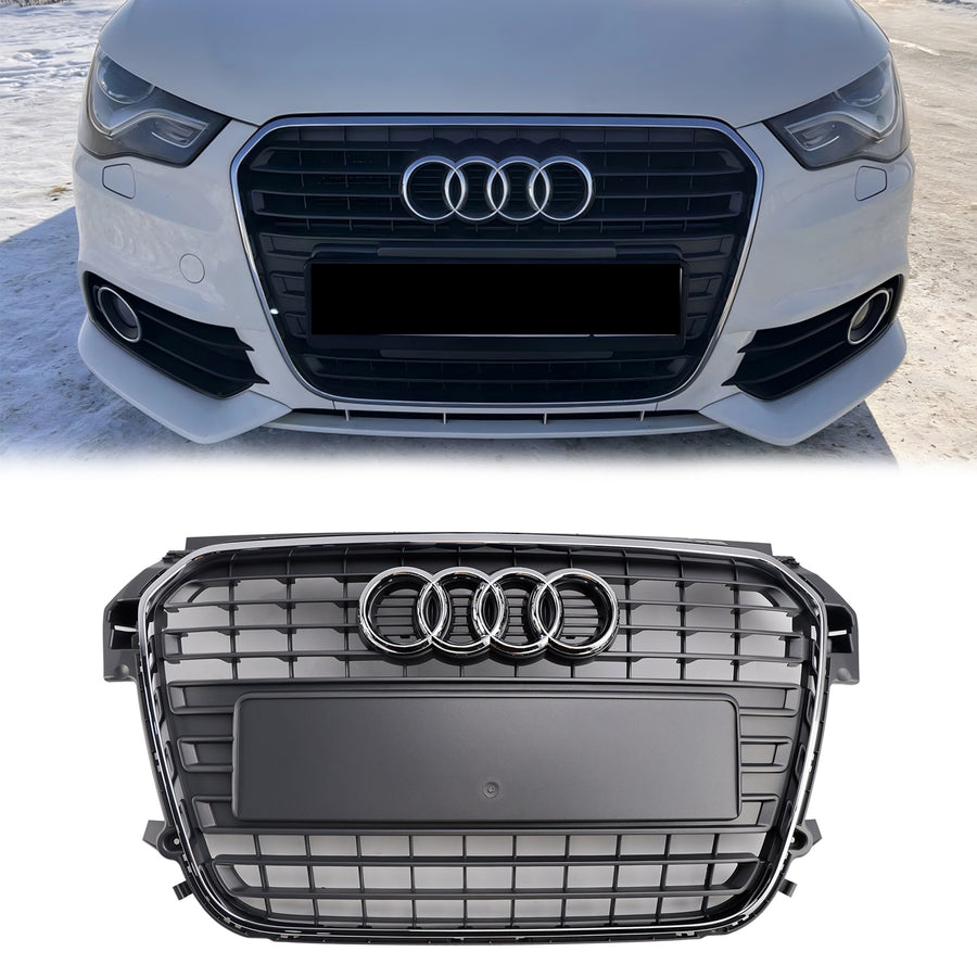 Audi A1 / A1 S-Line 2010-2015 Front Grille Honeycomb / Slat Style Air Intake Radiator Grill