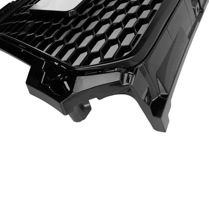 Audi A1 / A1 Sline / S1 8X 2014 2015 2016 2017 2018 2019 Honeycomb / Slat Front Grille Air Intake Radiator Black RS Grill W/ Audi Rings