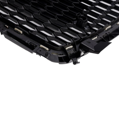 Audi A1 / A1 Sline / S1 8X 2014 2015 2016 2017 2018 2019 Honeycomb / Slat Front Grille Air Intake Radiator Black RS Grill W/ Audi Rings