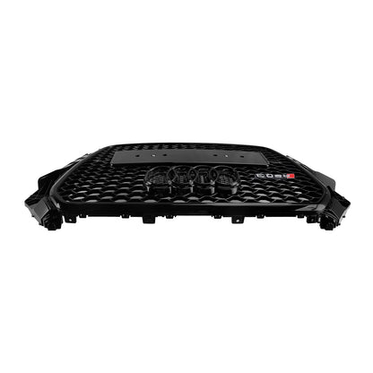 2011-2015 Audi Q3 RSQ3 Style Gloss Black Front Honeycomb Mesh Grille 5060531048501