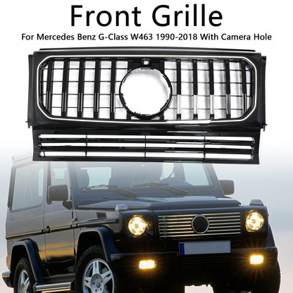 Mercedes Benz G-Class W463 1990-2018 Chrome / Black Grill Air Intake Radiator Bumper Front Grille