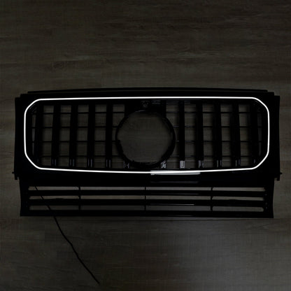 Mercedes Benz G-Class W463 1990-2018 Chrome / Black Grill Air Intake Radiator Bumper Front Grille