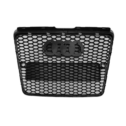 Audi 2004-2008 A6 C6 Front Black Grill Air Intak Radiator Bumper Hoenycomb Mesh Grille