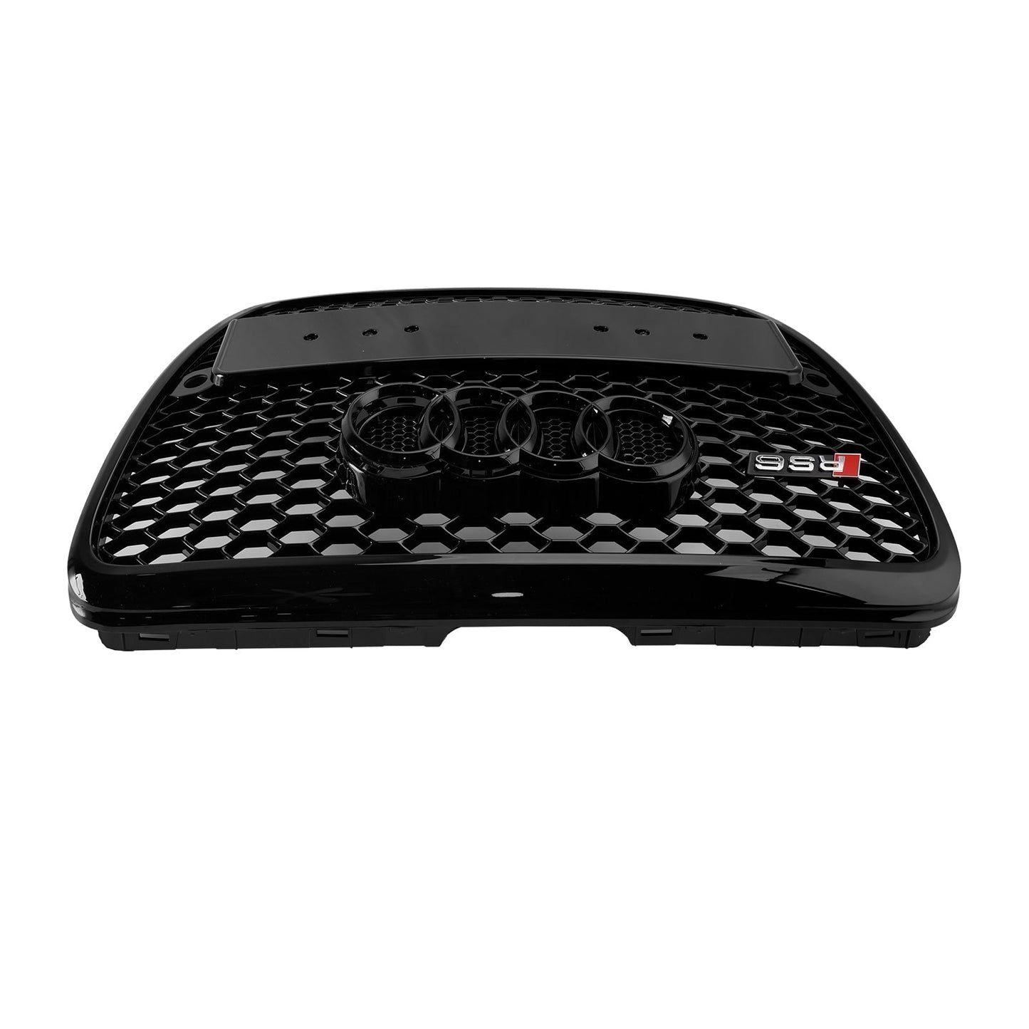2004-2008 Audi A6 C6 Pre-Facelift Black Front Honeycomb Bumper Grill Grille