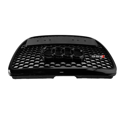 2004-2008 Audi A6 C6 Pre-Facelift Black Front Honeycomb Bumper Grill Grille