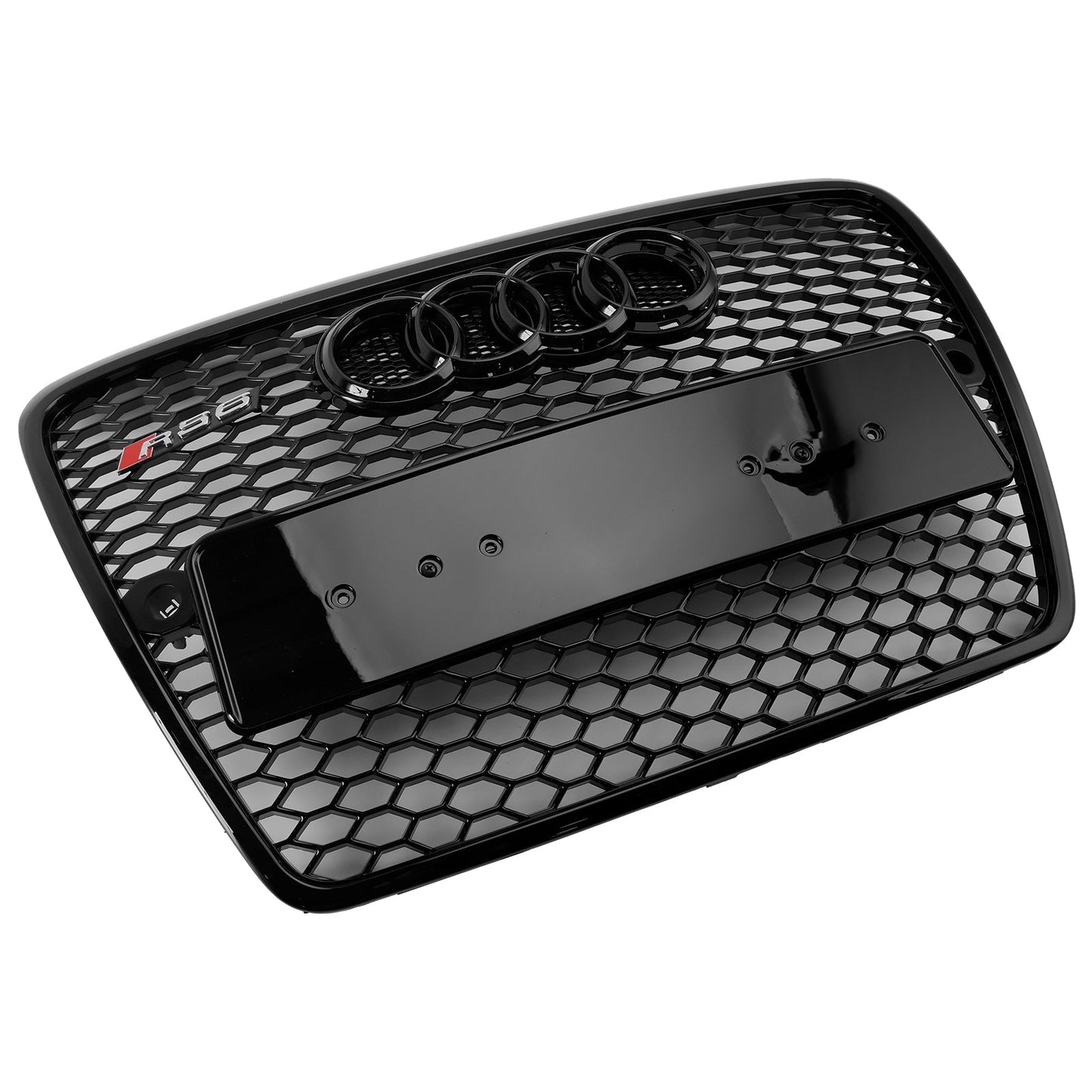 2004-2008 Audi A6 C6 Pre-Facelift Black Front Honeycomb Bumper Grill Grille