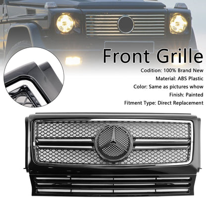 Mercedes Benz G-Class W463 1990-2018 Chrome / Black Grill Air Intake Radiator Bumper Front Grille
