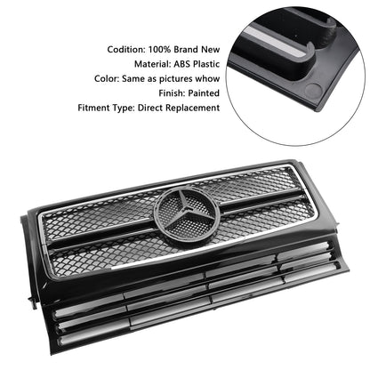 1990-2018 Mercedes Benz G-Class W463 Chrome Black Front Bumper Grill Grille