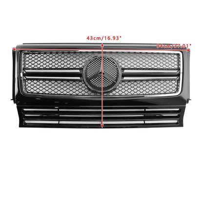 Mercedes Benz G-Class W463 1990-2018 Chrome / Black Grill Air Intake Radiator Bumper Front Grille
