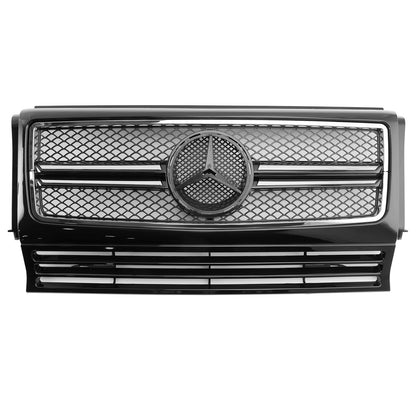 Mercedes Benz G-Class W463 1990-2018 Chrome / Black Grill Air Intake Radiator Bumper Front Grille