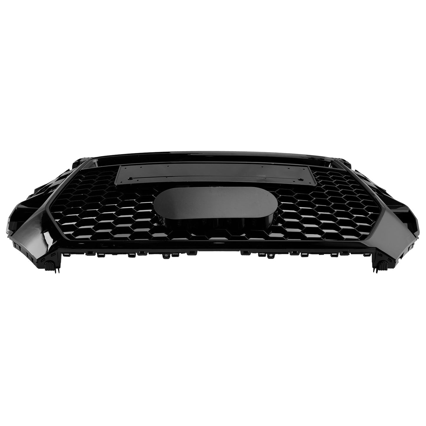 Audi Q3 / SQ3 2016-2018 RSQ3 Style Honeycomb Grill Front  Bumper Replacement Black Grille W/ Ring Embelm