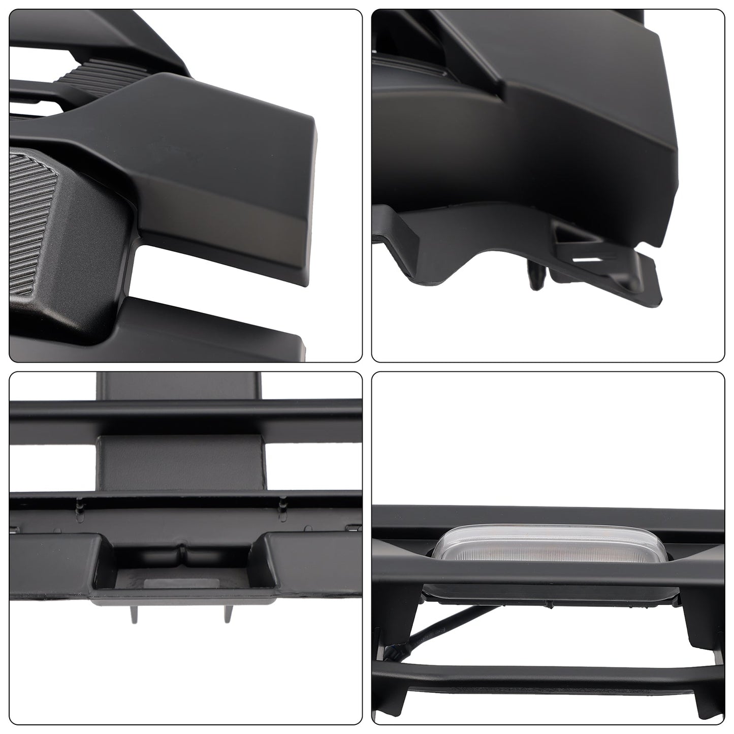 2024-2026 Ford F150 Lariat / King Ranch / Platinum Raptor Style Grille Front Bumper Black Grille W/ LED