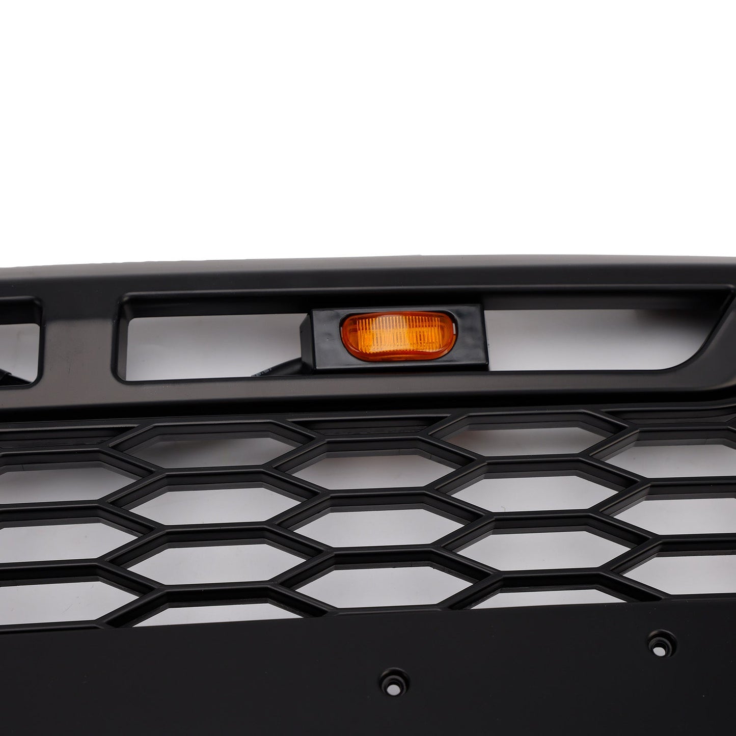 Ford Transit 150 250 350 350H 2015-2019 Front Raptor Grille Black Front Bumper Honeycomb Grill With LED