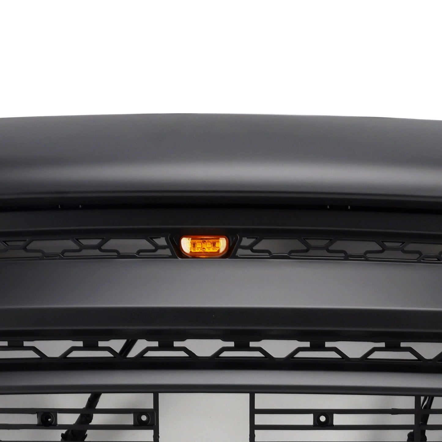 Dodge RAM 1500 2002-2005 Big Horn Style Grill Fron Bumper Black Replacement Grille W/ LED & RAM Letter