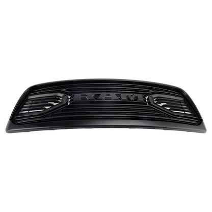 2002-2005 Dodge RAM 1500 Front Grill Big Horn Style Fron Bumper Black Replacement Grille With LED