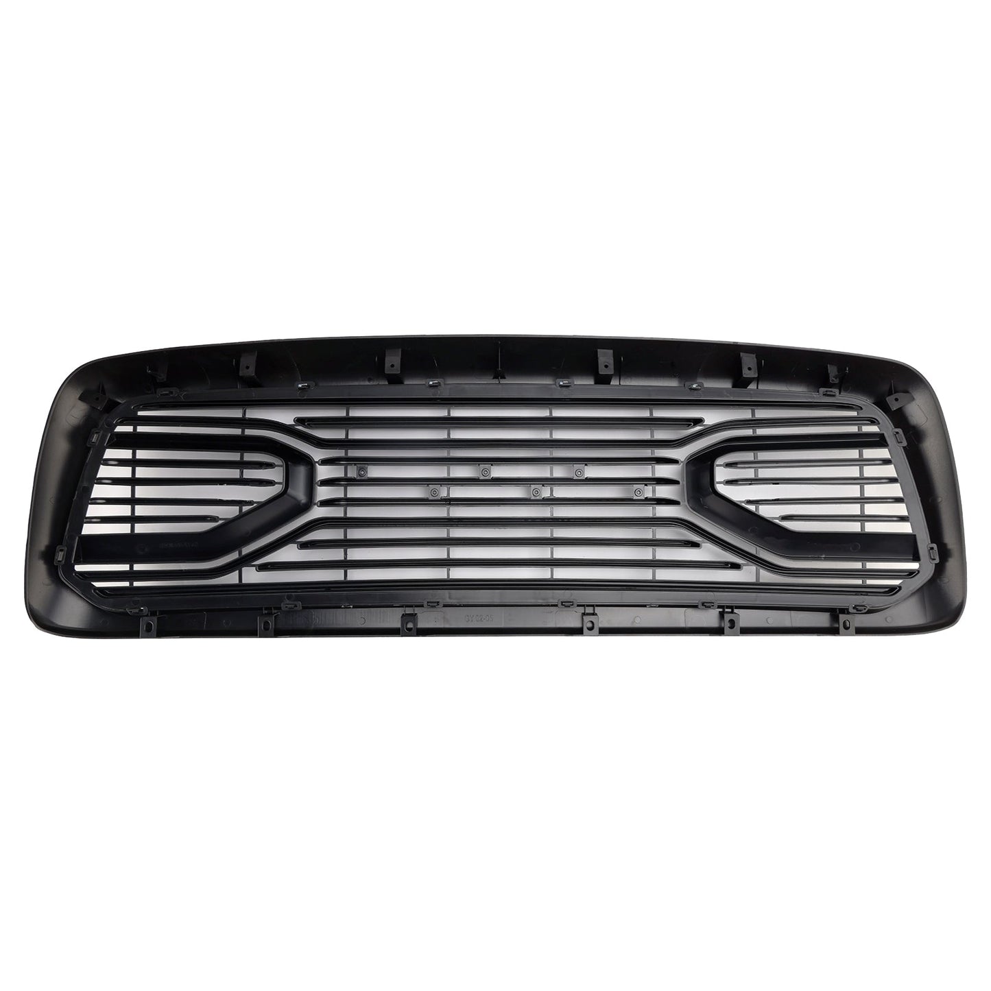 2002-2005 Dodge RAM 1500 Front Grill Big Horn Style Fron Bumper Black Replacement Grille With LED