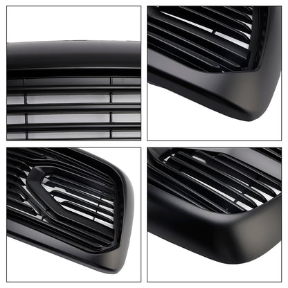Dodge RAM 1500 2002-2005 Big Horn Style Grill Fron Bumper Black Replacement Grille W/ LED & RAM Letter
