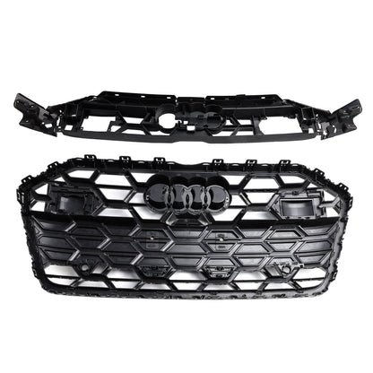 2019-2023 Audi A6 C8 S6 Black Front Bumper Grille Grill 4K0853651T