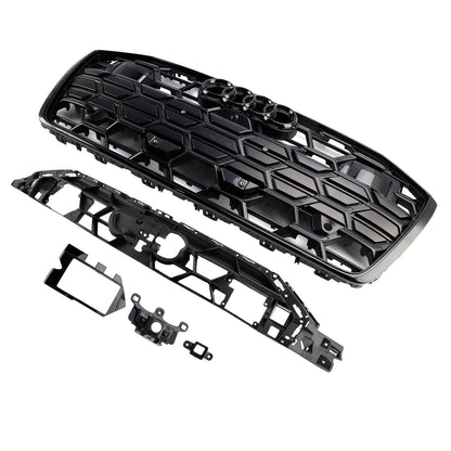 2019-2023 Audi A6 C8 S6 Black Front Bumper Grille Grill 4K0853651T