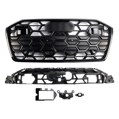 2019-2023 Audi A6 C8 S6 Black Front Bumper Grille Grill 4K0853651T