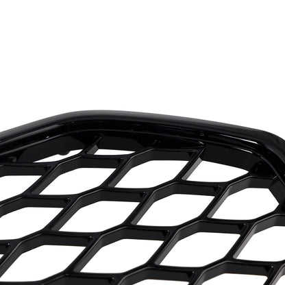 2015-2018 Audi A6 /A6 Sline /S6 C7 RS6 Style Grill Front Bumper Honeycomb Mesh Black Grille