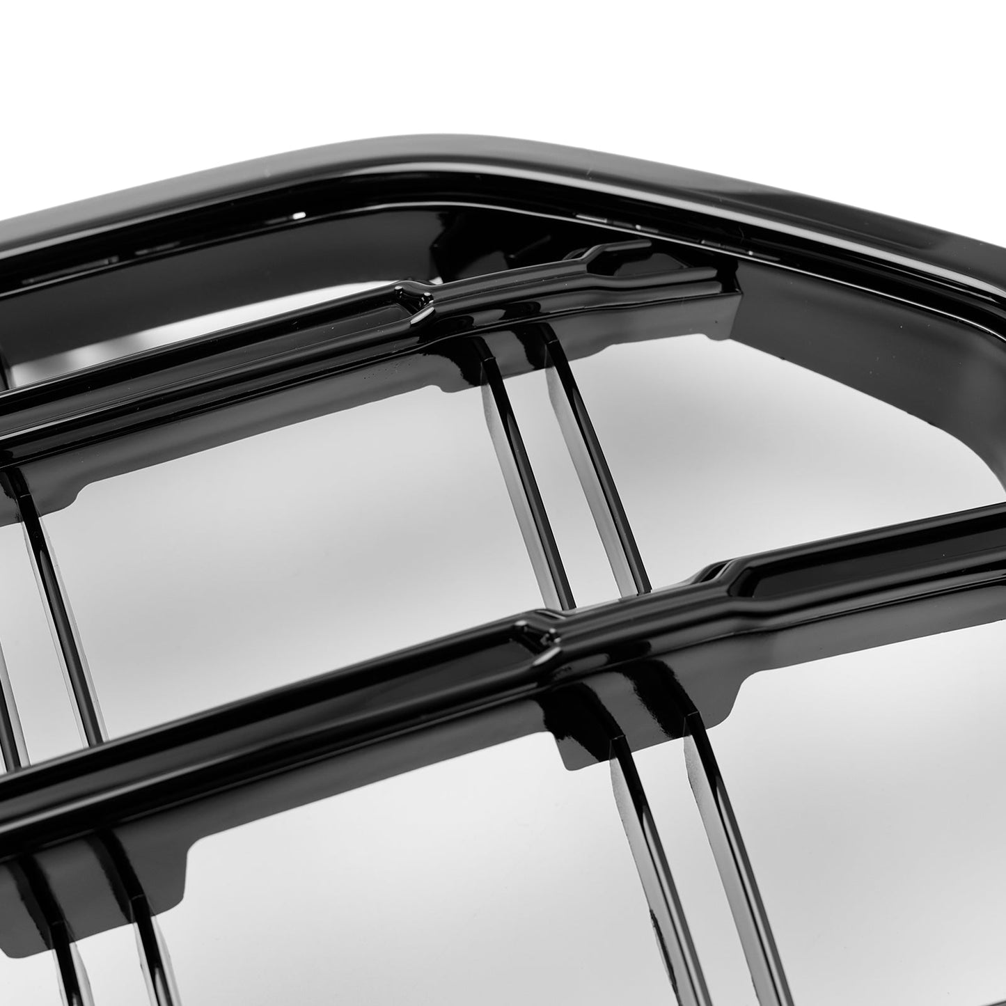 S6 Style Grille For 2016-2018 Audi A6 / A6 Sline / S6 C7 Front Bumper Mesh Slat Black Grill