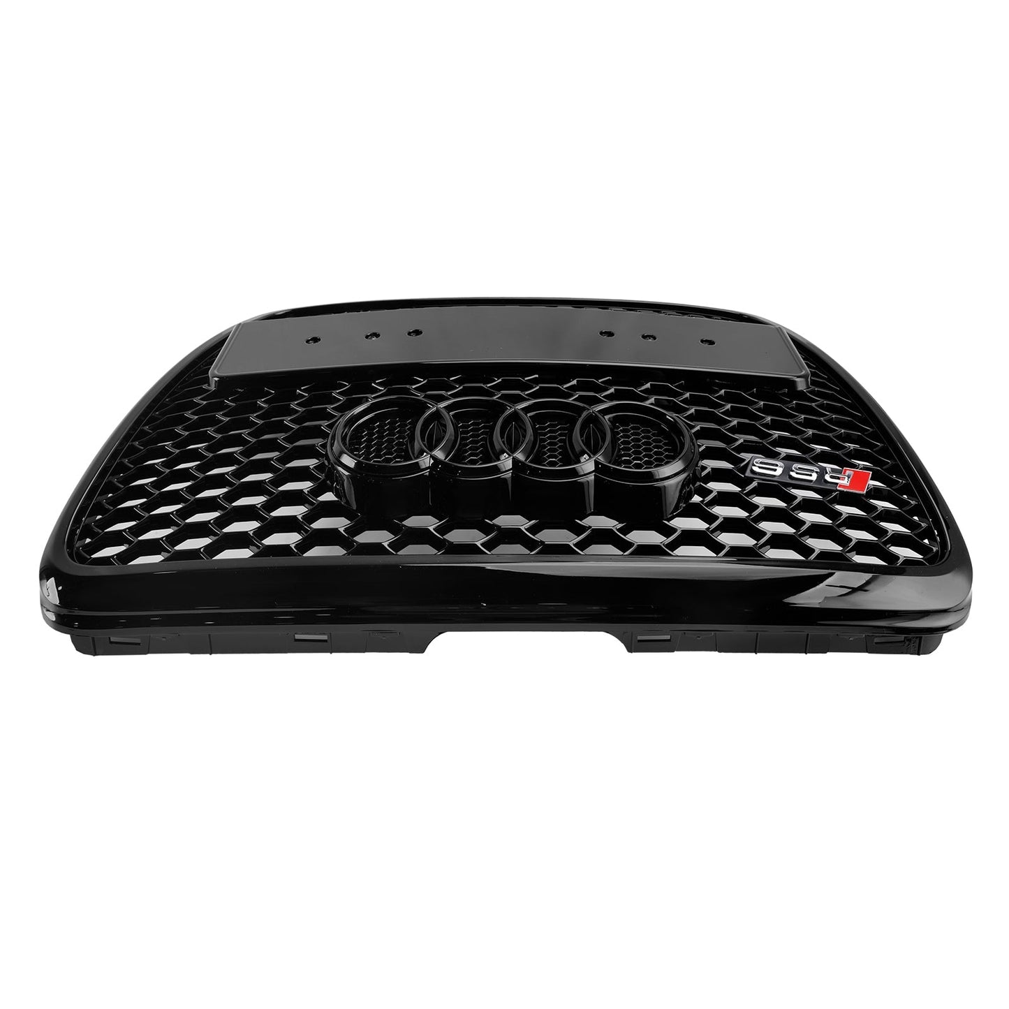 2008-2011 Audi A6 C6 Black Front Honeycomb Bumper Grill Grille Facelift