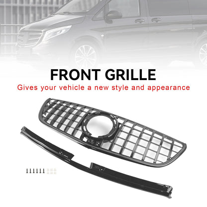 2020-2023 Mercedes Benz vito W447 111CDI 114CDI 116CDI 119CDI Facelift Black Front Grill GT Style Grille