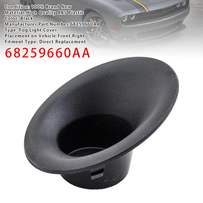 Left Side Fog Light Cover For Dodge Challenger 2015-2022 68259661AA