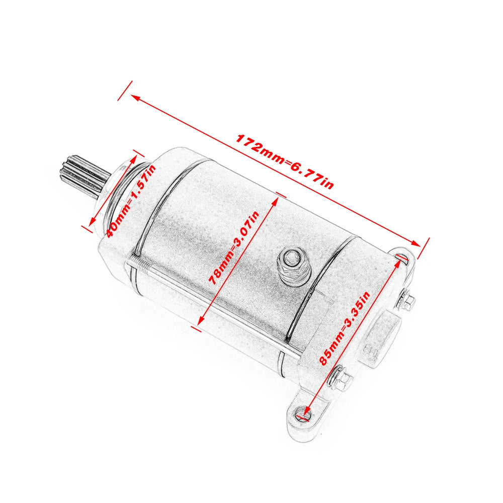 Starter Electrical Engine Starter Motor for Linhai ATV 500 D M550 EFI M550L EUROPE EFI 0188-091100