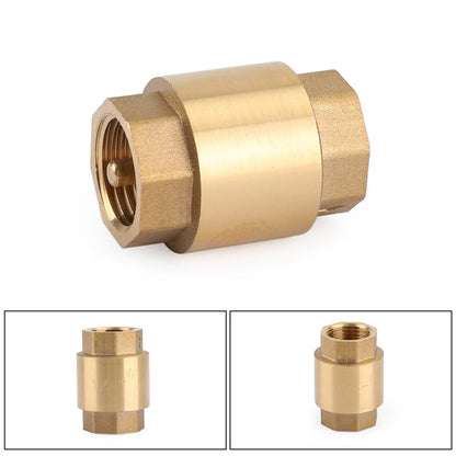 DN15 1/2" NPT In-Line Check Valve Brass Spring Loaded Inline 200PSI, 1/2" DN15
