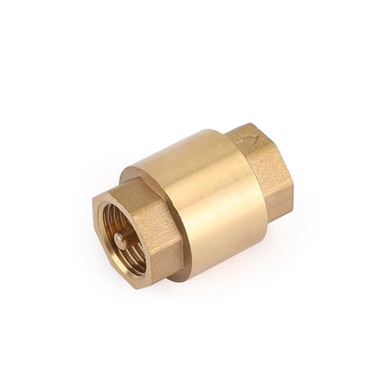 DN15 1/2" NPT In-Line Check Valve Brass Spring Loaded Inline 200PSI, 1/2" DN15