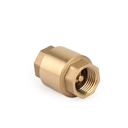 DN15 1/2" NPT In-Line Check Valve Brass Spring Loaded Inline 200PSI, 3/4" DN20