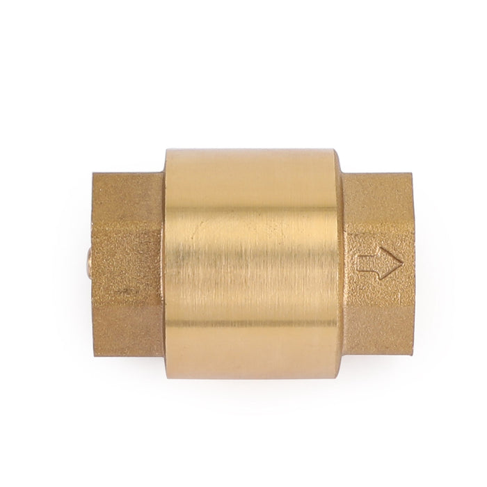 DN15 1/2" NPT In-Line Check Valve Brass Spring Loaded Inline 200PSI, 1/2" DN15