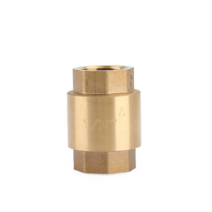 DN15 1/2" NPT In-Line Check Valve Brass Spring Loaded Inline 200PSI, 1/2" DN15
