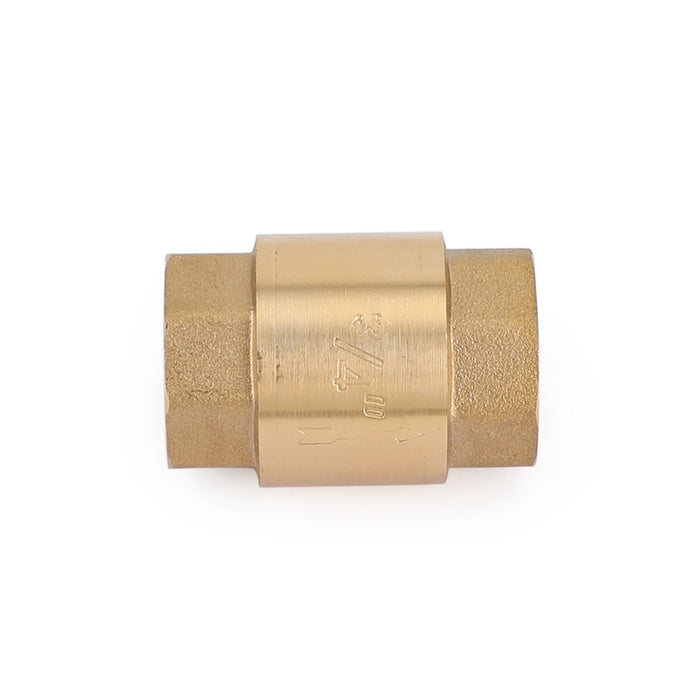 DN15 1/2" NPT In-Line Check Valve Brass Spring Loaded Inline 200PSI, 1/2" DN15