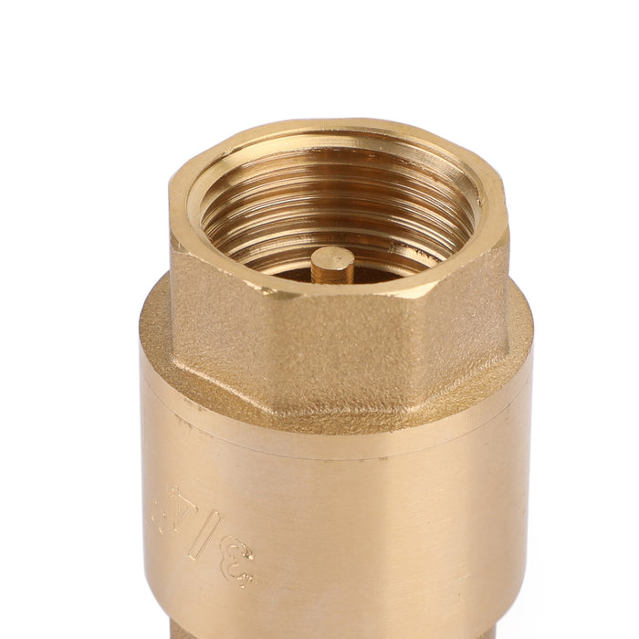 DN15 1/2" NPT In-Line Check Valve Brass Spring Loaded Inline 200PSI, 1/2" DN15