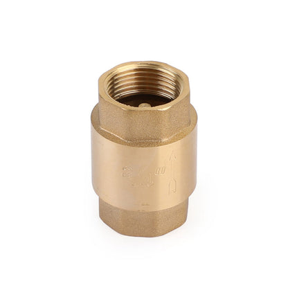 DN15 1/2" NPT In-Line Check Valve Brass Spring Loaded Inline 200PSI, 1/2" DN15