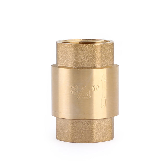 DN15 1/2" NPT In-Line Check Valve Brass Spring Loaded Inline 200PSI, 1/2" DN15