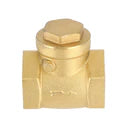 3/4" Female Thread Brass Horizontal DN15 One-Way Non-Return Swing Check Valve