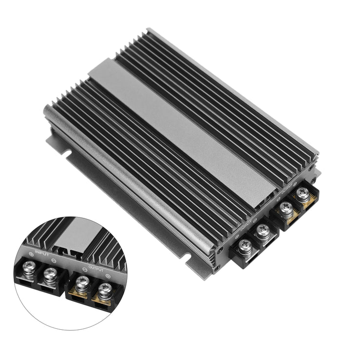 Car, Waterproof Aluminum 20A DC-DC 12V Step Up to 36V Power Supply Converter Transformer 12V to 36V 20A Step-Up Power Supply Converter Regulator