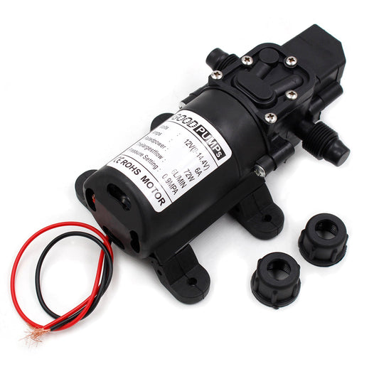 Dc12V 130Psi Self Priming Diaphragm High Pressure Water Pump Screw Thread Type, Screw Thread