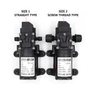 Dc12V 130Psi Self Priming Diaphragm High Pressure Water Pump Screw Thread Type, Screw Thread