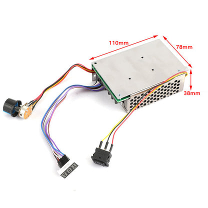 DC 10-55V MAX 60A PWM Motor Speed Controller CW CCW Reversible 12V 24V 36V